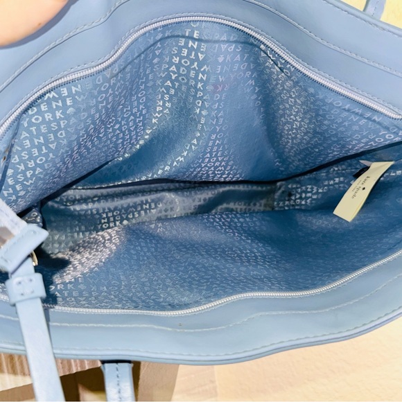 Kate Spade NY Grecia Kearny Street Blue Tote Bag Star & Moon Dusk City Scape - Picture 15 of 16